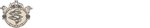 Logo of Shakespeare Chateau Inn and Gardens.